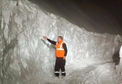 Diyarbakır'da kar kalınlığı 3 metreyi aştı