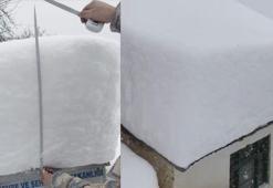 Gümüşhane Kürtün’de yoğun kar yağışı sonrası yayınladığı videoyla yardım istedi