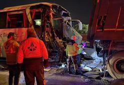 TEM Otoyolu'nda feci kaza: 1 ölü, 27 yaralı