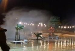 Datça’da kuvvetli fırtına etkili oluyor