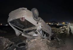 Direksiyon hakimiyetini kaybetti takla attı: 3 yaralı