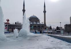 Kayseri buz tuttu! Sıcakleksi 23 olarak ölçüldü