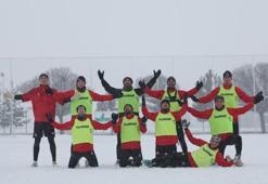 Sivasspor'u kar yağışı engelleyemedi! Amedspor maçı öncesi hamle