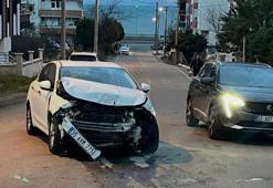 Fatsa’da iki otomobil çarpıştı; 2 yaralı