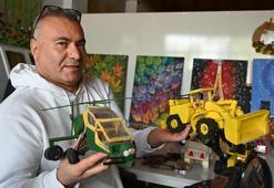 İş kazası yaptıktan sonra çalışma hayatını bıraktı, açtığı atölye de ağaç kabukları ile harikalar yaratıyor!