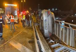 İstanbul'da korkunç kaza: Araca çarpmamak için yaya yoluna düştü!