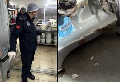 Pastanede mide bulandıran görüntüler!