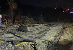 Uşak’ta sağanak felakete dönüştü! Korkulan oldu, o yol çöktü