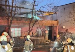 Avcılar'da gecekonduda korkutan yangın