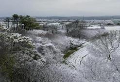 İstanbul'da gece yarısı başladı, yüksek kesimler beyaza büründü