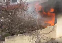 Kırıkkale'de tek katlı müstakil ev alevlere teslim oldu: 1 ağır yaralı