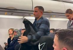 Rahatsızlandığını söyleyip uçaktan indi: 'Hakkınızı helal edin!' Başka bir yolcu vatandaşın korktuğunu iddia etti