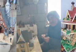 Çöpe gidecek malzemeleri sanat eserine dönüştürüyor! Kazancıyla çocukların eğitimine katkı sağlıyor