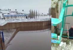 Yıldızeli'de köylüler harekete geçti! Vicdanları tonlarca suyun boşa akmasına izin vermedi, DSİ'nin yapması gerekeni kendileri yaptı