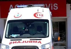 Samsun’da polis aracına tır çarptı, 2 polis yaralandı