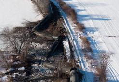 ABD'de yük treninin vagonları raydan çıktı