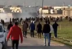 Kızıltepe’de iki aile arasında kavga kamerada