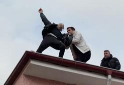 Dengesini kaybederek düşmek üzereyken son anda emniyet müdürü kurtardı