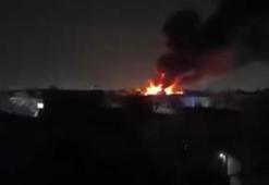 İran’ın başkenti Tahran’daki askeri tesiste yangın