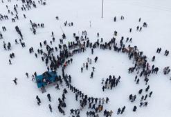 Bayburt’un 2 bin 400 rakımlı Aydıntepe Yaylası’nda kış festivali coşkusu
