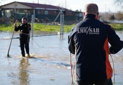 Edirne'de alarm! Meriç Nehri taştı, AFAD seferber oldu! Çiftçi zamanla yarıştı