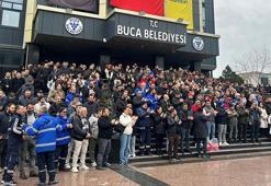 Buca Belediyesi'nde işçiler haklarını alamadıkları gerekçesiyle yeniden iş bıraktı!