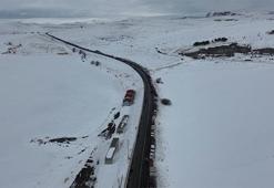 Kars'ta yılların rekoru kırıldı! Çıldır Gölü'nde adım atacak yer kalmadı