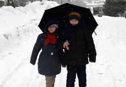 Van'ın Çaldıran ilçelerinde eğitime kar engeli