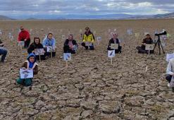 Konya'da sevindiren haber! Karlar eriyince kuruyan göl yeniden su tutmaya başladı