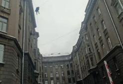 Rusya'nın St. Petersburg kentinde mucize kurtuluş