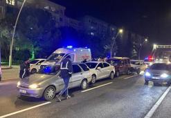 Uşak'ta meydana gelen 4 araçlı zincirleme kazada 6 kişi yaralandı