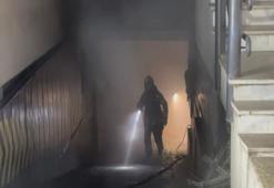 Maltepe'de alevli gece: Oto tamirhanesi kül oldu