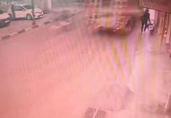 Kamyonun üzerindeki iş makinesi lise öğrencisine çarptı