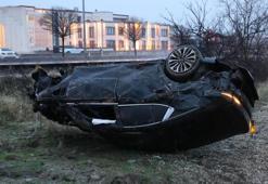 Ürgüp-Nevşehir karayolunda kontrolden çıkan otomobil takla attı: 2 yaralı