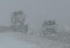 Van-Hakkari karayolu üzerindeki Kurubaş Geçidi'nde kar yağışı ve sis etkili oldu