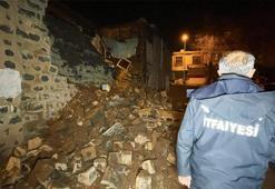 Siverek'te çöken boş evin yanındaki 3 ev tedbiren tahliye edildi