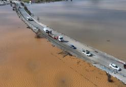 Fethiye - Antalya kara yolunda su baskını!