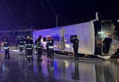 İlkadım'da yolcu otobüsü devrildi: 6 yaralı