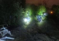 Hatay'da heyelan meydana geldi; Ev ve araç zarar gördü