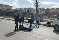 Karaman'da minibüsün çarptığı yaya 32 metre ileriye fırladı