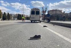 Minibüsün çarptığı 57 yaşındaki adam kurtarılamadı