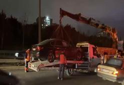 İstanbul'da korku dolu anlar: 1 tır 4 araç kaza yaptı! 5 yaralı