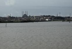 Selimiye Camii, göle dönen tarlalardan İstanbul’daki Sultanahmet’i andırdı