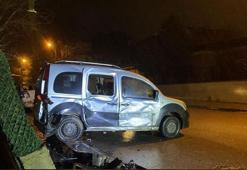 Kocaeli Körfez'de 3 aracın karıştığı zincirleme kazada sürücü kaçtı: 1 yaralı