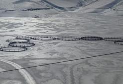 Van’da Sibirya soğukları barajları vurdu: Sarı Mehmet ve Zernek barajları tamamen buz tuttu!