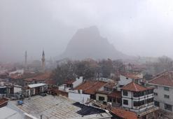 Afyon’da kar yağışı