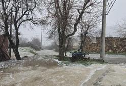 Alaşehir'de bir günde 4 mevsim yaşandı! Hava değişimleri çiftçilerin ve esnafın yüzünü güldürdü