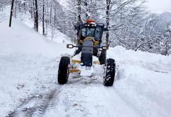 Trabzon'da karla mücadele aralıksız sürüyor