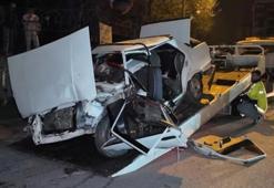 İstanbul Kartal'da feci kaza! Hurdaya dönen araçta hayatını kaybetti