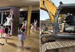 Gündüz şantiyede operatör olarak çalışıyor, akşam salonda bale eğitmeni! Çanakkale'de sıra dışı öğretmen İşte Berkay Hoca'nın başarısı